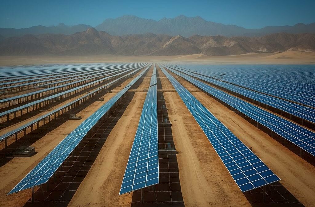 La Cina Inaugura il Più Grande Impianto Fotovoltaico del Mondo nel Deserto